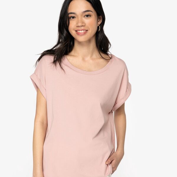 Native Spirit Ladies Roll-Up Sleeve T-Shirt Thumbnail