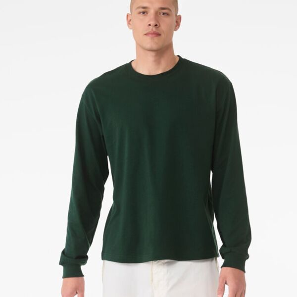 Canvas Unisex Heavyweight Long Sleeve Boxy T-Shirt Thumbnail